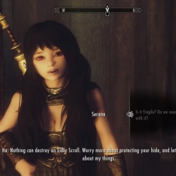 向老哥们 求一个隔壁的资源Tiny Serana and adoptable children plus Babette 传奇版的萌化大小姐