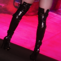 Latex High Boots 3BA 诱惑的长筒靴