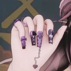 哥特美甲和戒指~[SE] Gothic Nails and Rings