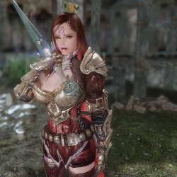 【DragonsReach MOD】Woodsnow®改衣店 BLESS-莱奥妮护甲 CBBE-HDT&Bodyslide化  刚捡完垃圾我又来啦！