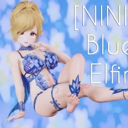 蓝色精灵套装~[SE][NINI] Blue Elfin CBBE 3BAv2 BHUNP