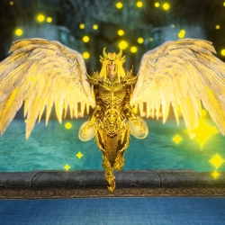 Glorious Gold Aedric set 黄金盔甲套