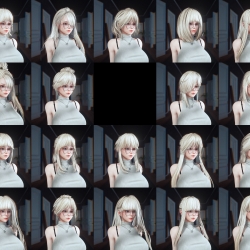 发型附加包~Dint999 BDOR Hair Addon